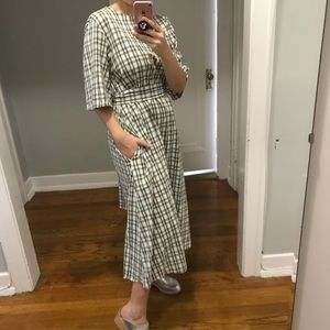 Zara checkered dress